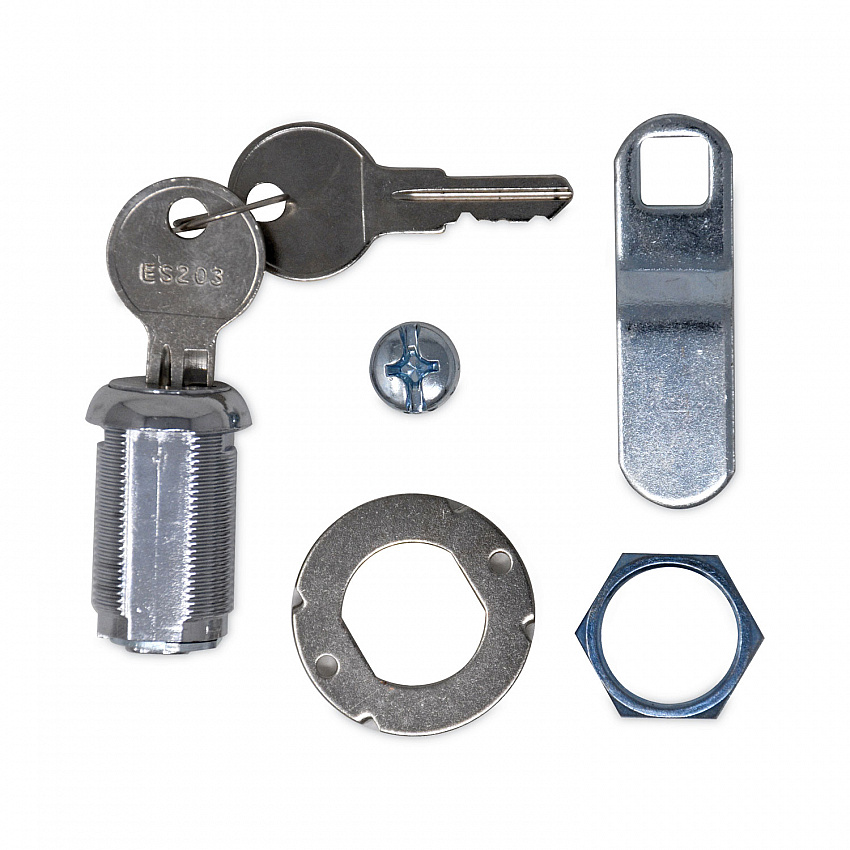 Replacement Lock and Keys for Housekeeping Carts, Silver (FG6191L10000)