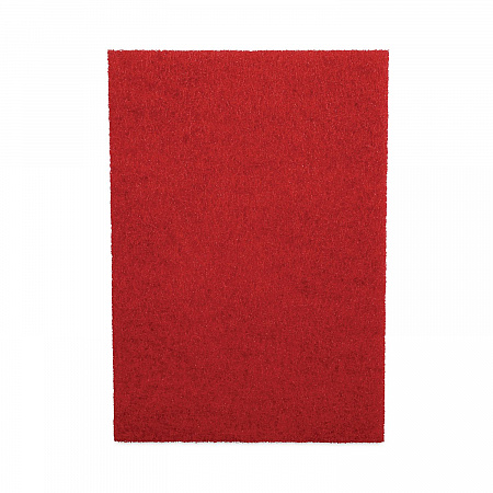 Buffing Floor Pads, 20 x 14, Red, 10/Carton (402014RED)