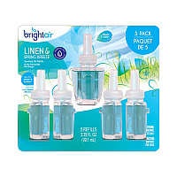 Electric Scented Oil Air Freshener Refill, Linen and Spring Breeze, 0.67 oz Bottle, 5/Pack, 6 Pack/Carton (900669CT)