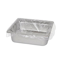 Steam Pan Liners for 1/3-Size Pans, Includes Twist-Ties, 18" x 14", Clear, 250/Carton (SPL1814)
