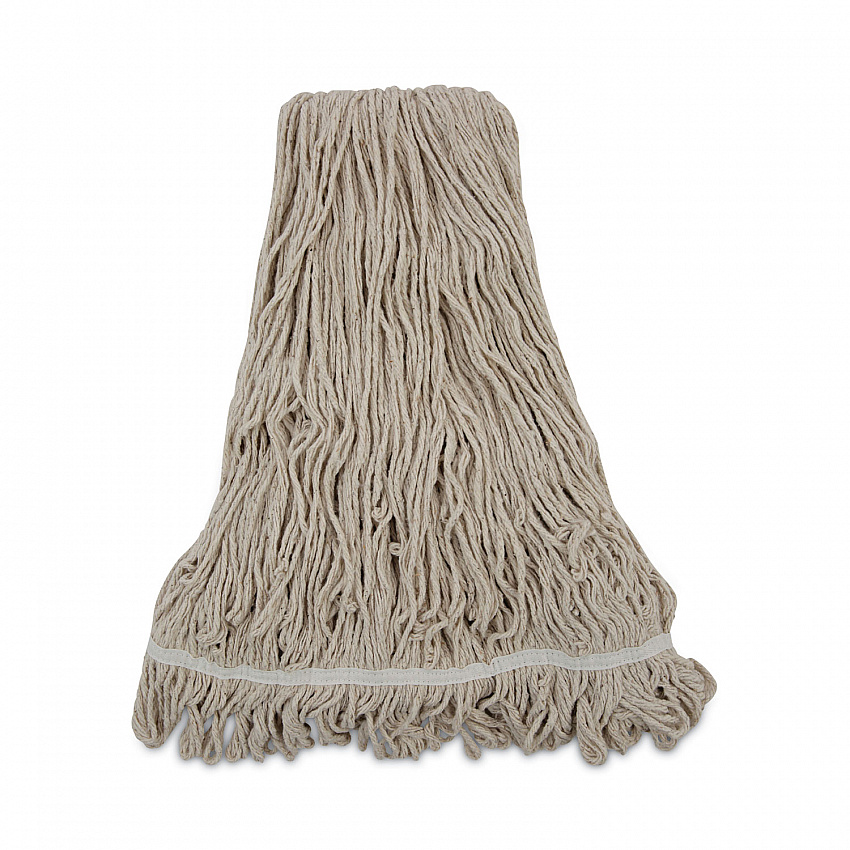 Mop Head, Pro Loop Web/Tailband, Premium Standard Head, Cotton, 32 oz, White, 12/Carton (432C)