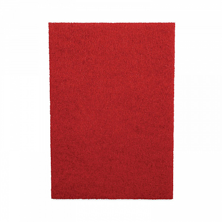 Buffing Floor Pads, 28 x 14, Red, 10/Carton (402814RED)