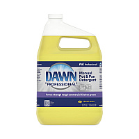 Manual Pot/Pan Dish Detergent, Lemon Scent, 1 gal Bottle, 4/Carton (57444CT)