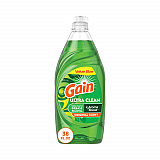 Dishwashing Liquid, Gain Original Scent, 38 oz Bottle, 8/Carton (74346)