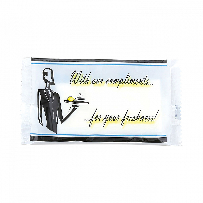 The Ultimate Fingerbowl, Individually Wrapped, Lemon Scent, White, 250/Carton (RF1MU)