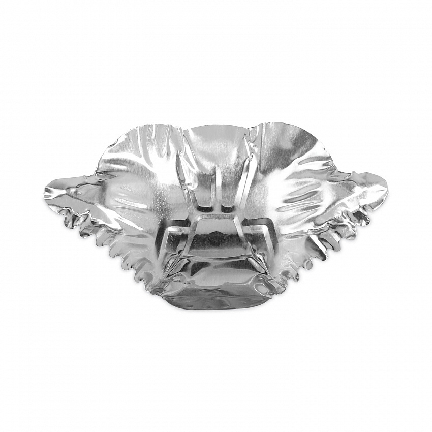 Crab Shell-Economy, 2.7 x 4.88 x 0.71, Silver, Aluminum, 250/Pack, 4 Packs/Carton (L7EP)