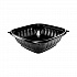 PresentaBowls Pro Black Square Bowls, 48 oz, 8.5 x 8.5 x 2.6, Plastic, 63/Bag, 4 Bags/Carton (B48SB)