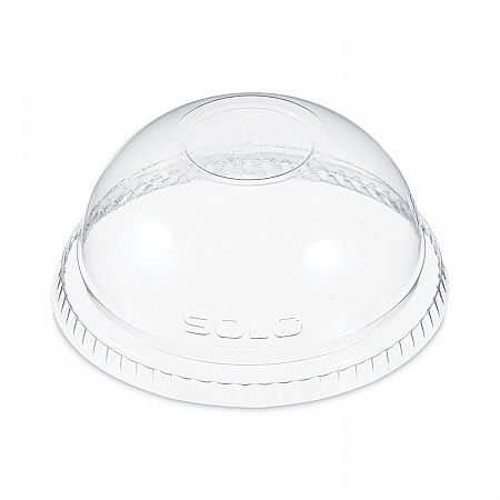 Plastic Dome Lid, Fits 9 oz to 10 oz Cold Cups, Clear, 1,000/Carton (DNR610)