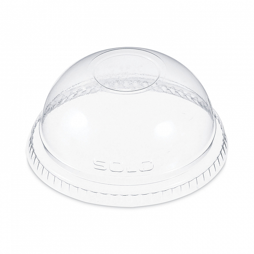 Plastic Dome Lid, Fits 9 oz to 10 oz Cold Cups, Clear, 1,000/Carton (DNR610)