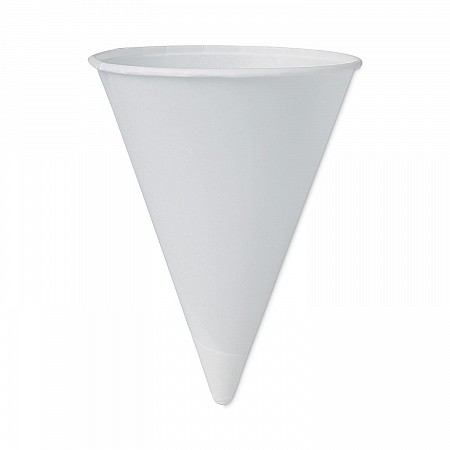 Cone Water Cups, ProPlanet Seal, 4 oz, Paper, White, 200/Pack (4BR)