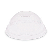 Dome-Top Cold Cup Lids, Fits 2.5 oz to 9 oz Cold Cups, Plastic, Clear, 2,500/Carton (DL620)