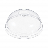 Dome-Top Cold Cup Lids, Fits 12 oz to 24 oz Cold Cups, Plastic, Clear, 1,000/Carton (DLR16)