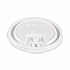 Lift Back and Lock Tab Lids for Paper Cups, Fits 10 oz Hot Cups, Plastic, White, 100/Sleeve, 10 Sleeves/Carton (LB3101)