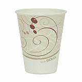 Double Sided Poly (DSP) Paper Cold Cups, 12 oz, Symphony Design, 80/Sleeve, 25 Sleeves/Carton (RP12SPSYM)