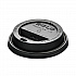 Traveler Cappuccino Style Dome Lid, Fits 8 oz Hot Cups, Plastic, Black, 1,000/Carton (TL38B2)