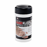 HandKleen Premoistened Antibacterial Wipes, Cloth, 5.5 x 6.5, Unscented, White, 70/Tub (RR1460)