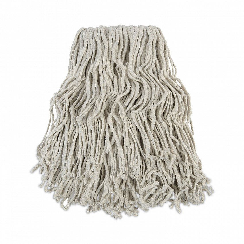 Banded Cotton Mop Head, #24, White, 12/Carton (CM02024S)