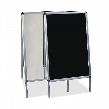 Reversible Wet Erase Sign Board, Black 23