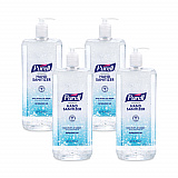 Advanced Hand Sanitizer Refreshing Gel, 1.5 L Pump Bottle, Clean Scent, 4/Carton (501504CT)