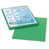Pacon Tru-Ray Construction Paper, 76lb, 9 x 12, Holiday Green, 50/Pack (102960)