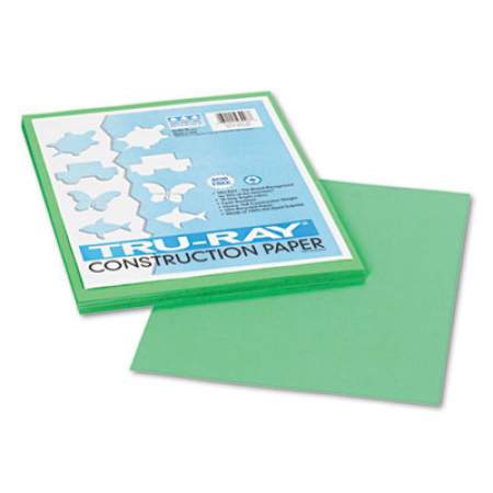 Pacon Tru-Ray Construction Paper, 76lb, 9 x 12, Festive Green, 50/Pack (103006)