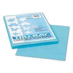 Pacon Tru-Ray Construction Paper, 76lb, 9 x 12, Turquoise, 50/Pack (103007)