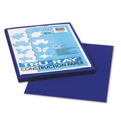 Pacon Tru-Ray Construction Paper, 76lb, 9 x 12, Royal Blue, 50/Pack (103017)