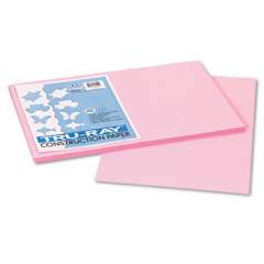 Pacon Tru-Ray Construction Paper, 76lb, 12 x 18, Pink, 50/Pack (103044)