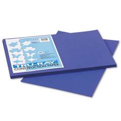 Pacon Tru-Ray Construction Paper, 76lb, 12 x 18, Royal Blue, 50/Pack (103049)
