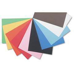 Pacon Tru-Ray Construction Paper, 76lb, 12 x 18, Assorted Standard Colors, 50/Pack (103063)