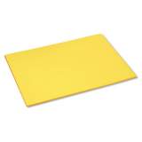 Pacon Tru-Ray Construction Paper, 76lb, 18 x 24, Yellow, 50/Pack (103068)