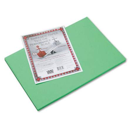 Pacon Riverside Construction Paper, 76lb, 12 x 18, Green, 50/Pack (103620)