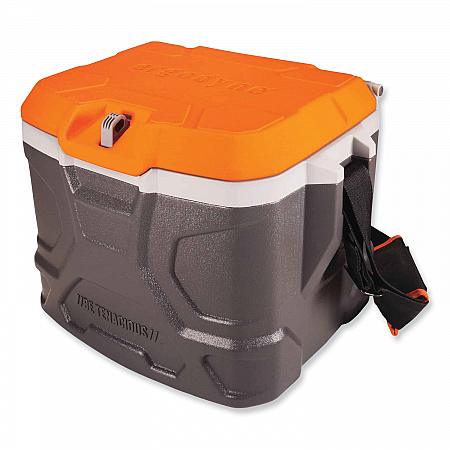 Chill-Its 5170 17-Quart Industrial Hard Sided Cooler, Orange/Gray (13170)