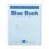Roaring Spring Examination Blue Book, Wide/Legal Rule, Blue Cover, 8.5 x 7, 4 Sheets (77510)