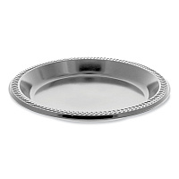 Meadoware Impact Plastic Dinnerware, Plate, 10.25" dia, Black, 500/Carton (MI10EY)