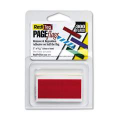 Redi-Tag Removable/Reusable Page Flags, Red, 300/Pack (20022)