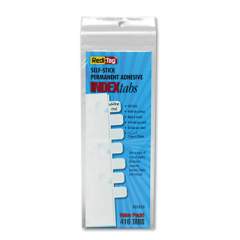 Redi-Tag Legal Index Tabs, 1/5-Cut Tabs, White, 1" Wide, 416/Pack (31010)