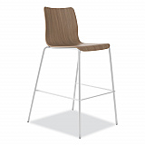 Ruck Laminate Stool, Supports up to 300 lb, 30" Seat Height, Pinnacle Seat/Back, Silver Frame (RUCK5LPINCP8)