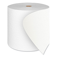 Valay Proprietary Roll Towels, 1-Ply, 7" x 800 ft, White, 6 Rolls/Carton (VW444)
