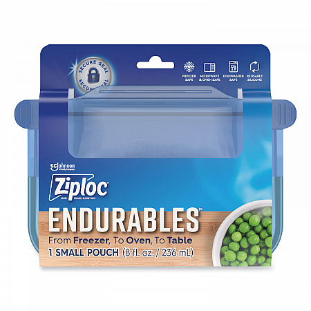 Endurables Silicone Pouches, Small, 8 oz, 7.4