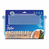 Endurables Silicone Pouches, Large, 64 oz, 8.6" x 9", Clear, 7/Carton (339967)