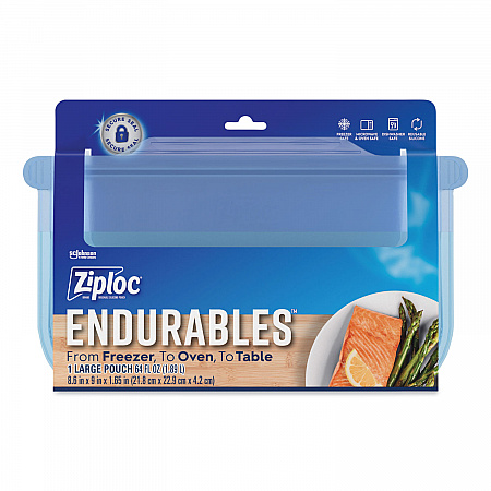 Endurables Silicone Pouches, Large, 64 oz, 8.6