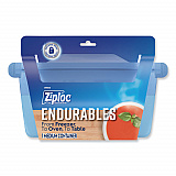 Endurables Resusable Silicone Container, 4 Cups, 5.4 x 4.5 x 8.4, Clear, 4/Carton (339969)