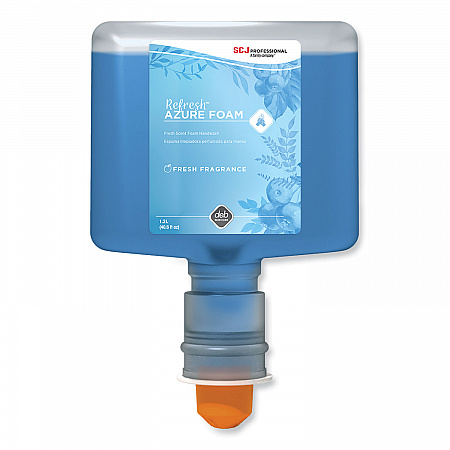 Refresh Foaming Hand Soap Touch Free Cartridge Refill, Fresh Apple Scent, 1.2 L, 3/Carton (AZU120TF)