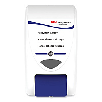 Cleanse Hand, Hair and Body Dispenser, 2 L, 6.4 x 5.7 x 11.5, White/Blue, 8/Carton (SHW2LDP)