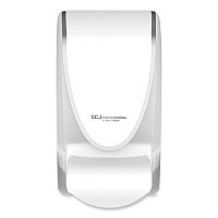 Transparent Manual Dispenser, 1 L, 4.92 x 4.6 x 9.25, White, 15/Carton (TPW1LDS)