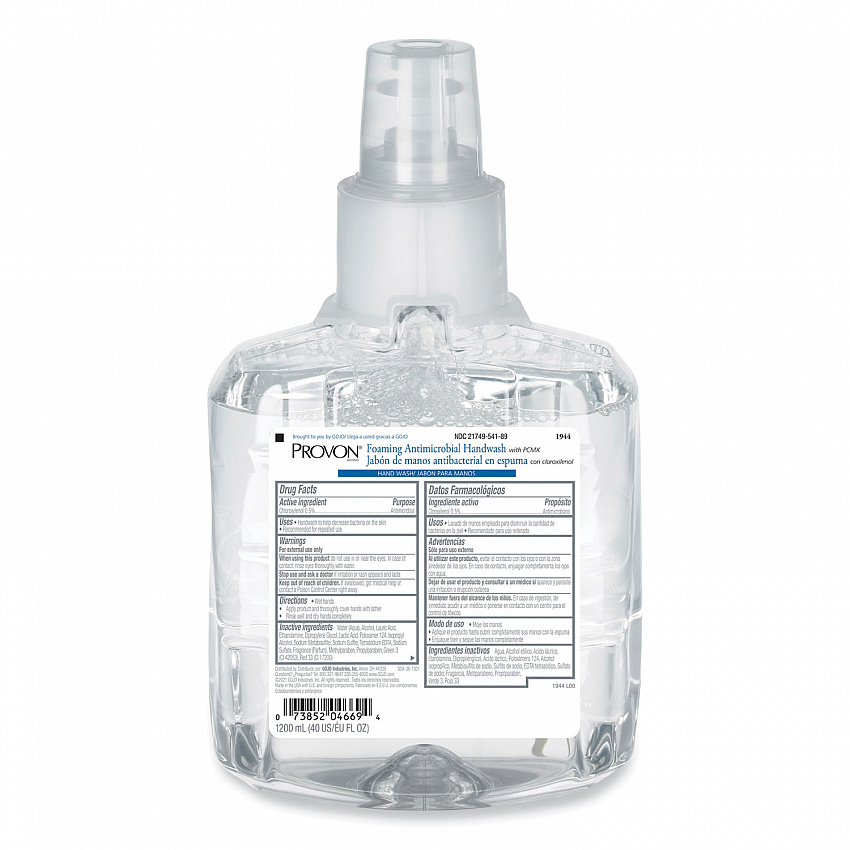 Foaming Antimicrobial Handwash with PCMX Refill, For LTX-12, Floral Scent, 1,200 mL, 2/Carton (194402)