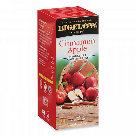 Apple Cinnamon Herbal Tea, 0.09 Tea Bag, 28/Box (RCB11397)