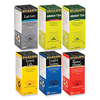 Assorted Tea Bags, Six Flavors, 28/Box, 168/Carton (15577)
