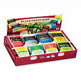 Variety Pack Assorted Tea Bags, Individually Wrapped, 64 Tea Bags/Box (RCB10568)